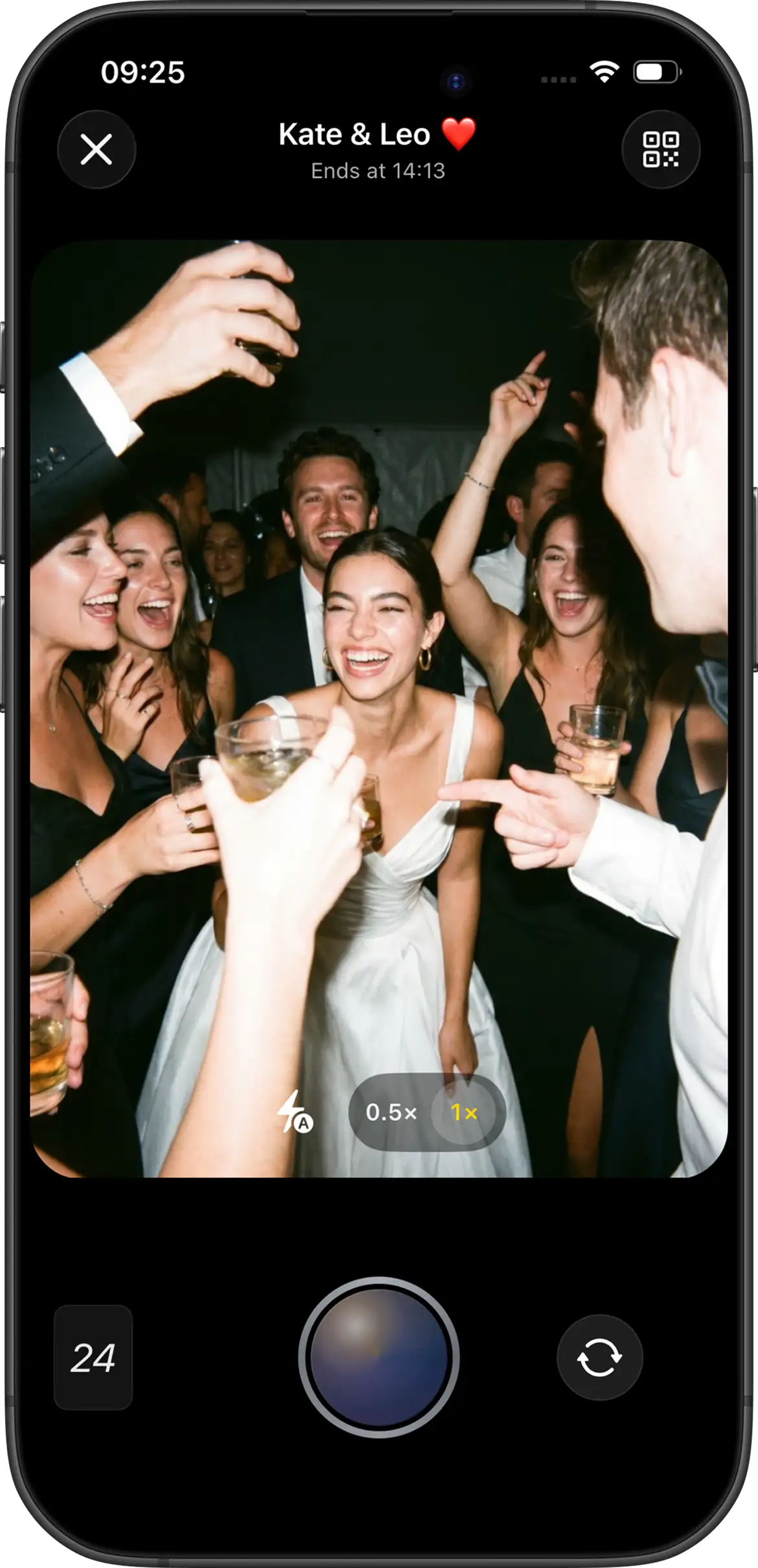 Guests capturing shots at the event
